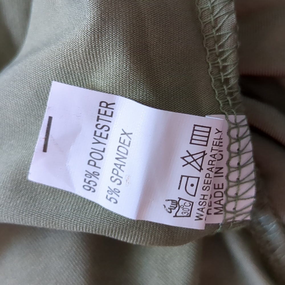 Army Green Strapless Tube Jersey Knit Ruched Bodice Stretchy Maxi Dress - Picture 6 of 8